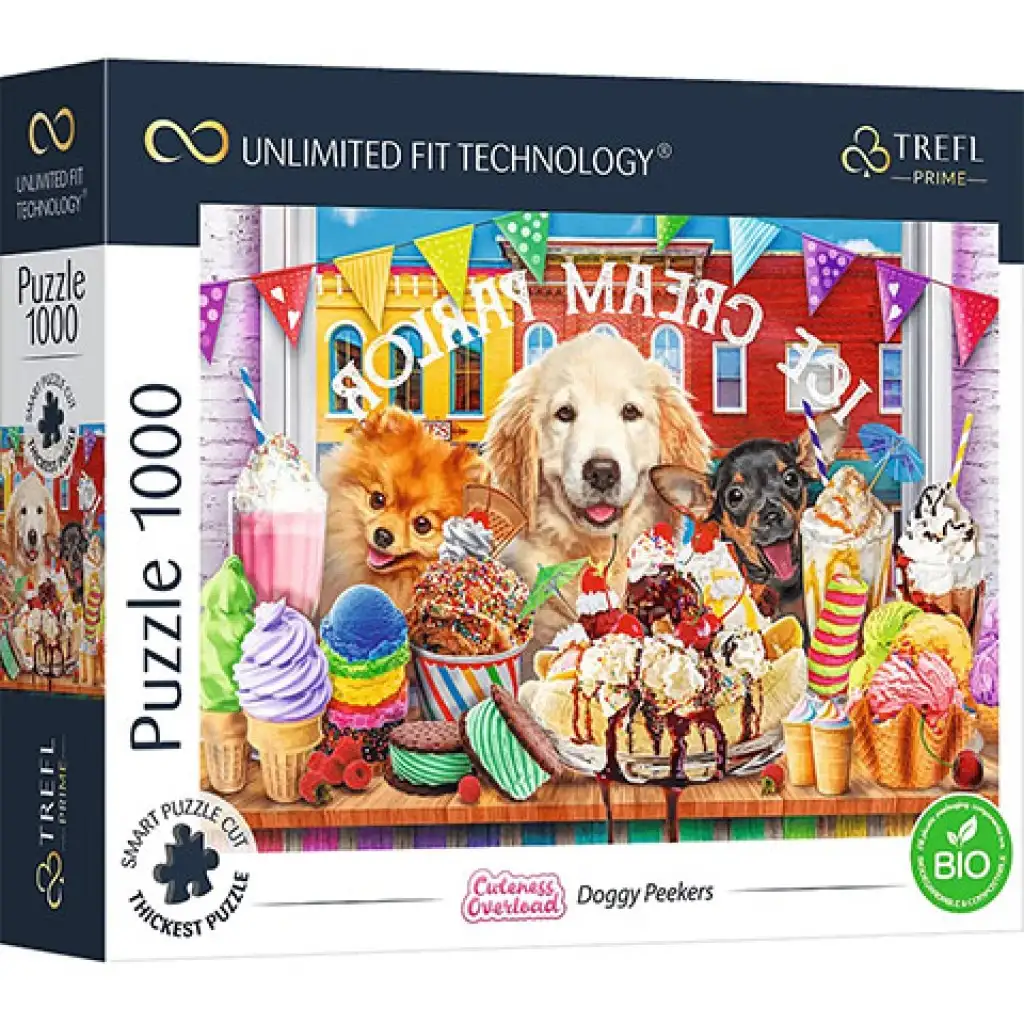 Doggy Peekers 1000 Teile UFT Puzzle - Trefl Bild 1