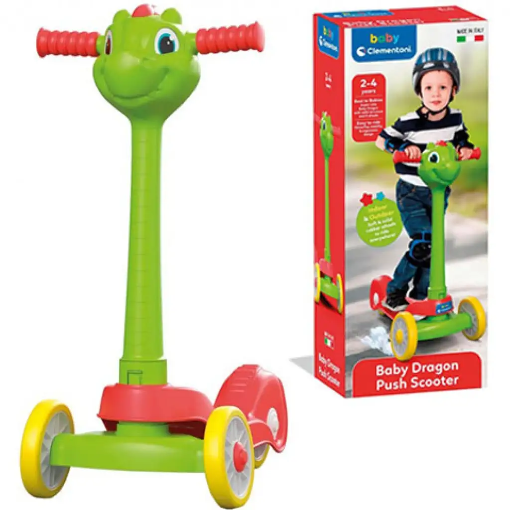 Dreirad-Roller mit Drachenmotiv für 2-4 Jährige - Clementoni Baby Bild 1