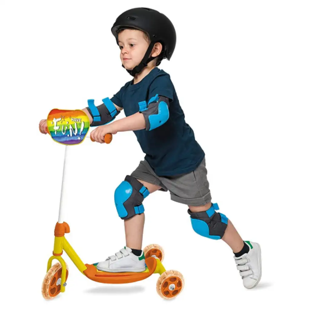 Dreirad-Roller mit Regenbogenmuster - Mondo Toys Bild 2