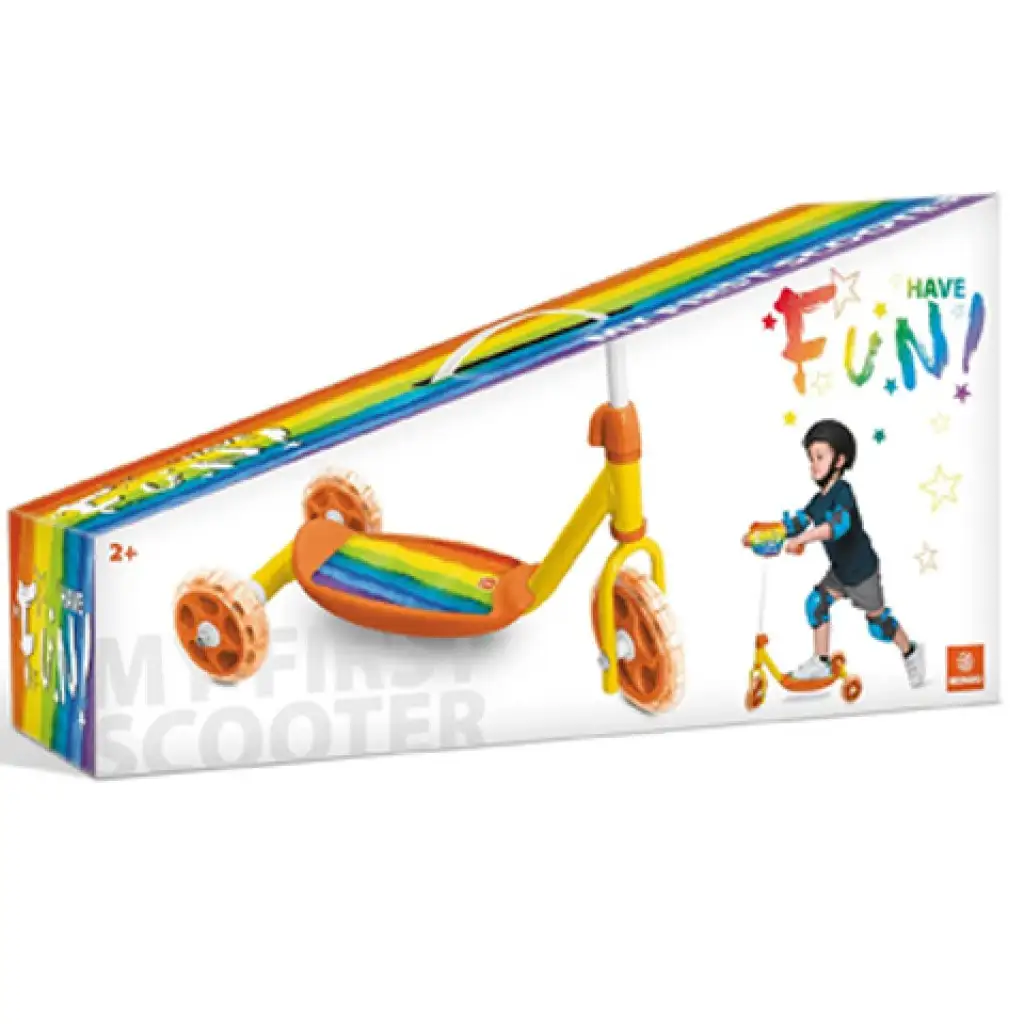 Dreirad-Roller mit Regenbogenmuster - Mondo Toys Bild 3