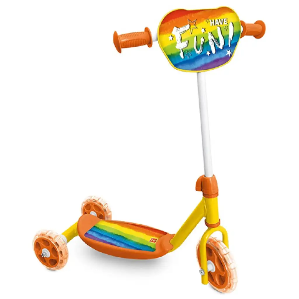 Dreirad-Roller mit Regenbogenmuster - Mondo Toys Bild 1