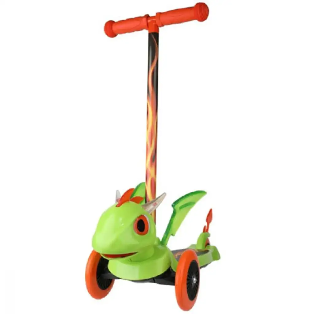 Dreirädriger Roller in Drachenform Bild 1