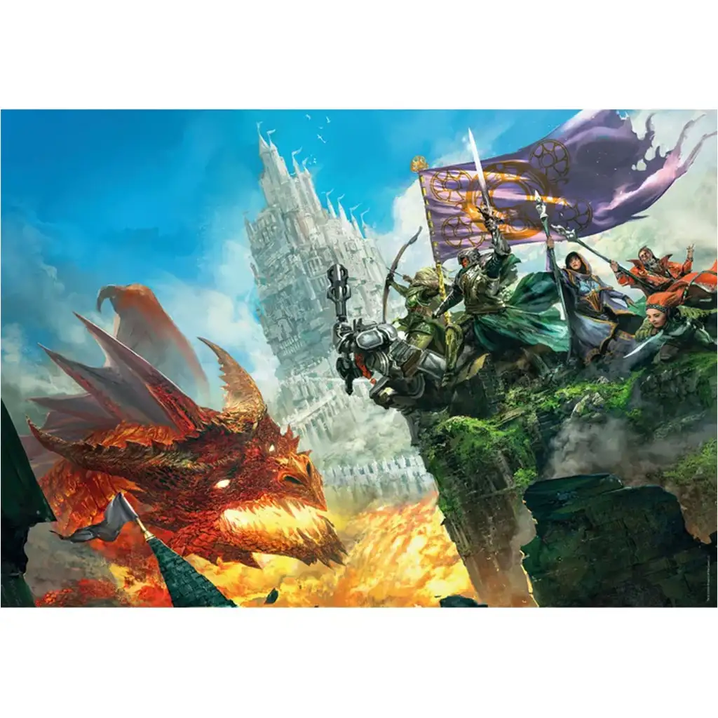 Dungeons & Dragons – Land der Flammen 500-teilige Puzzle - Clementoni Bild 2