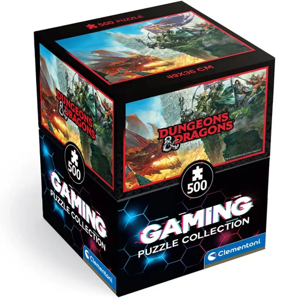 Dungeons & Dragons – Land der Flammen 500-teilige Puzzle - Clementoni Bild 1