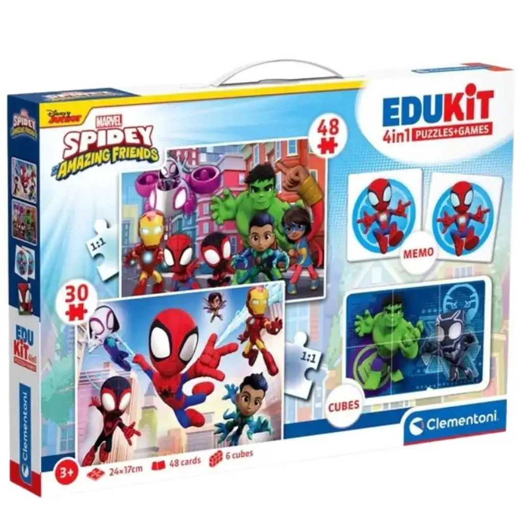 Edukit: Spidey 4-in-1 Spielesammlung - Clementoni Bild 1