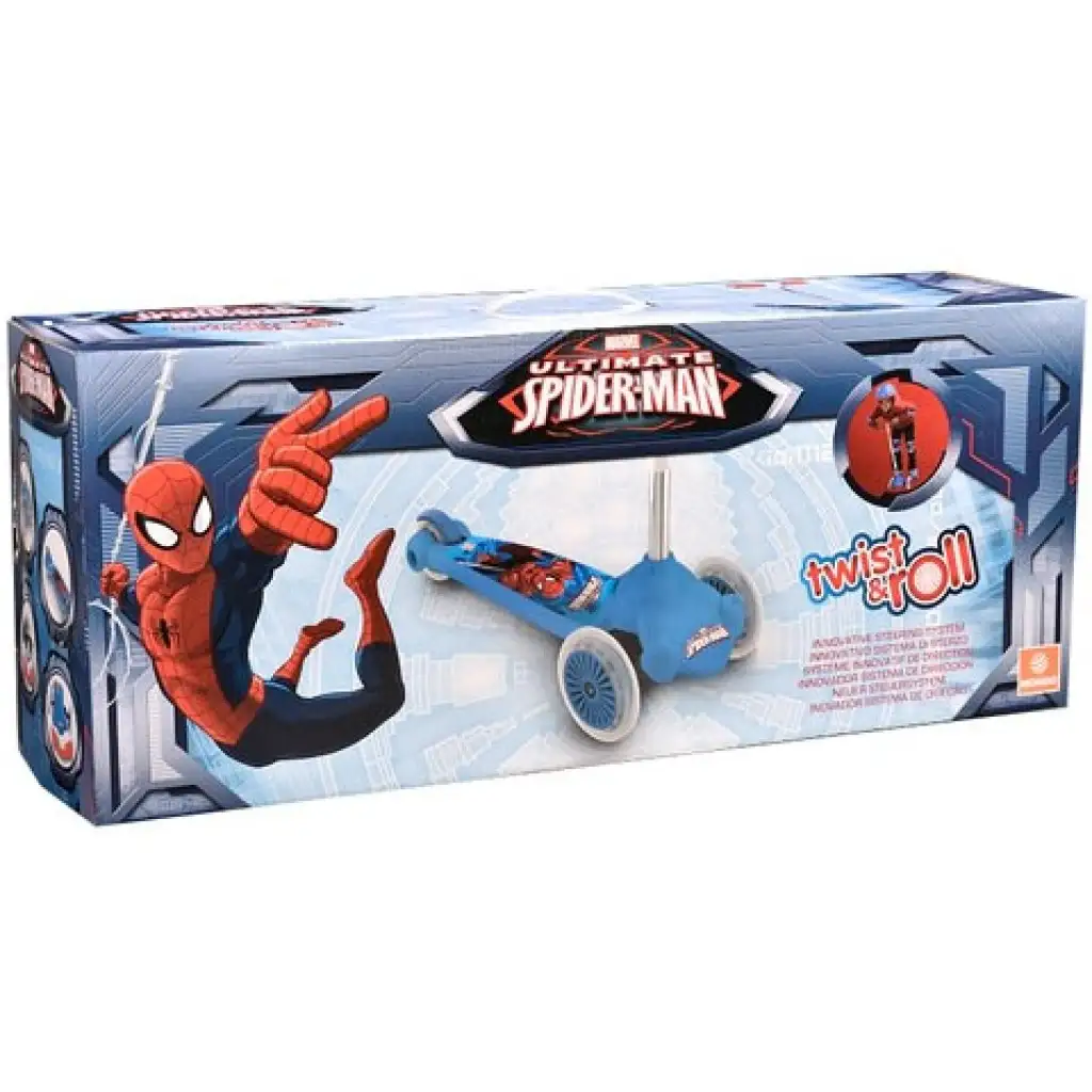 Spider-Man mit Doppelrädern kleiner Roller Bild 2