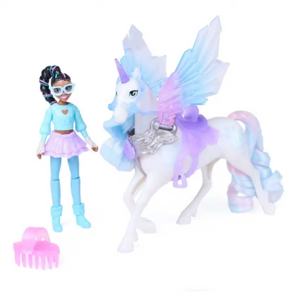 Einhorn Akademie: Magische Flügel - Layla und Glacier Set - Spin Master Bild 4