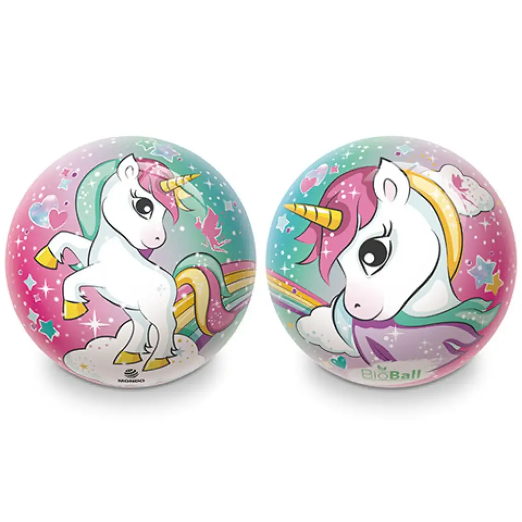 Einhorn BioBall Gummiball 23cm Bild 1