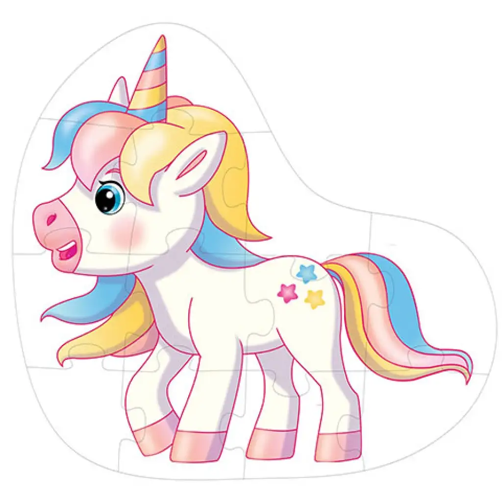 Einhorn Riesen-Bodenpuzzle 12-teilig Bild 2