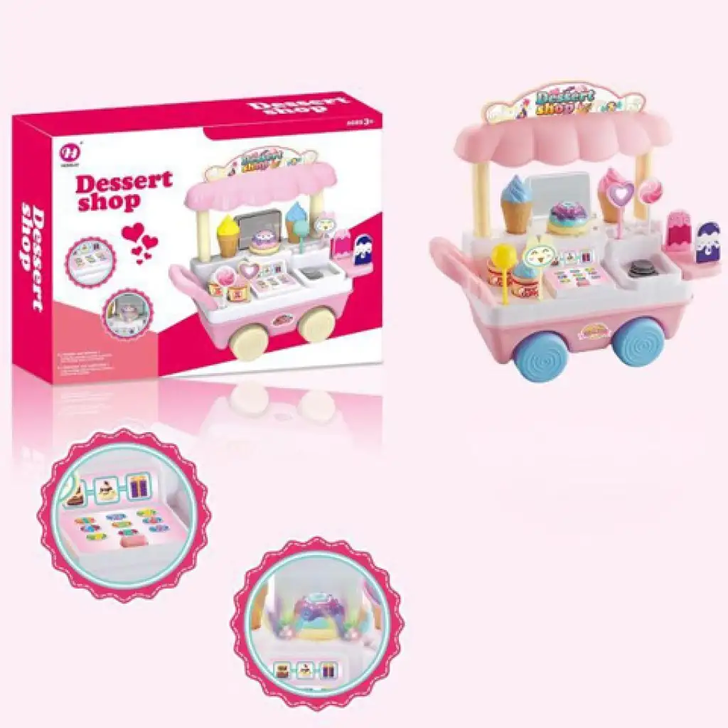 Eiscreme-Theken-Spielset mit Funktionen Bild 1