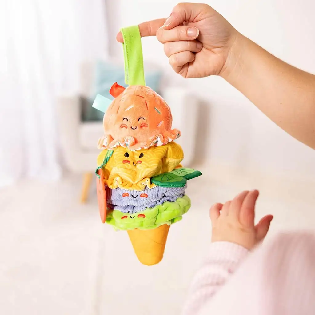 Eisförmiger Beißring mit Geräusch - Melissa & Doug Bild 3