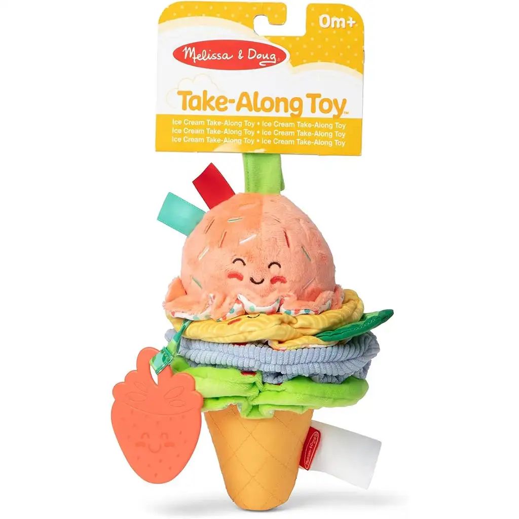 Eisförmiger Beißring mit Geräusch - Melissa & Doug Bild 1