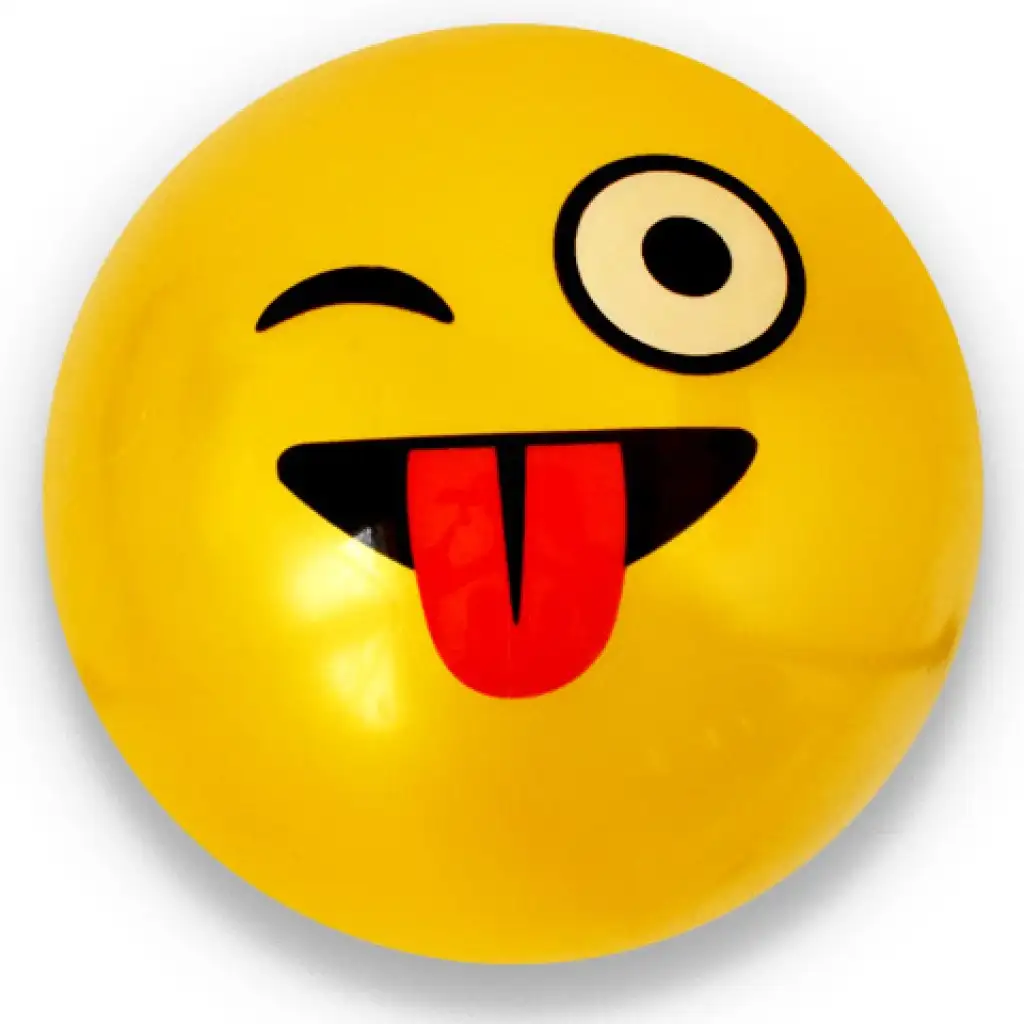 Emoji-Muster-Gummiball in verschiedenen Ausführungen, 23 cm Bild 3