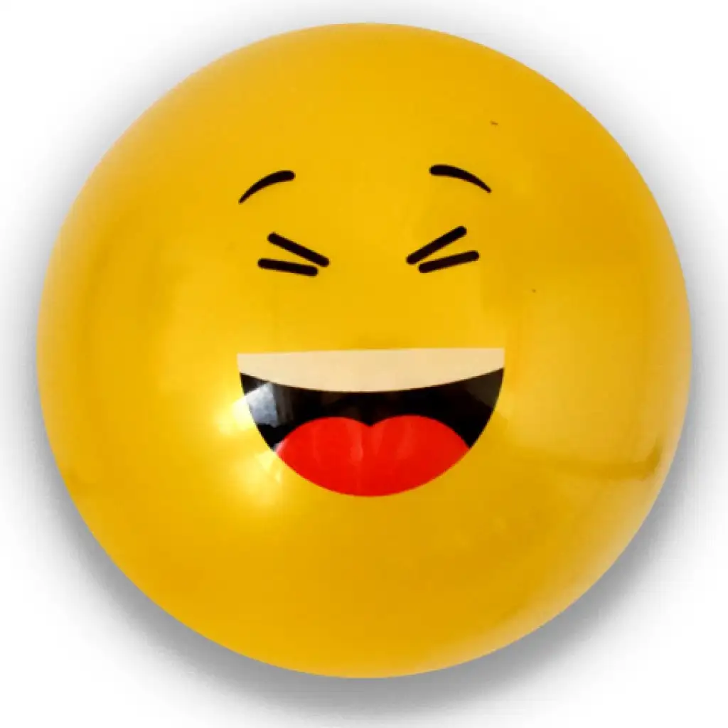 Emoji-Muster-Gummiball in verschiedenen Ausführungen, 23 cm Bild 4