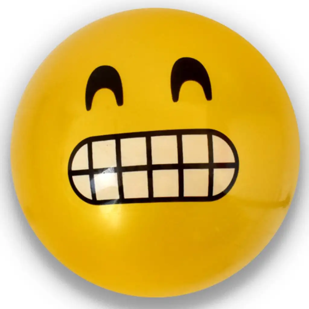 Emoji-Muster-Gummiball in verschiedenen Ausführungen, 23 cm Bild 5