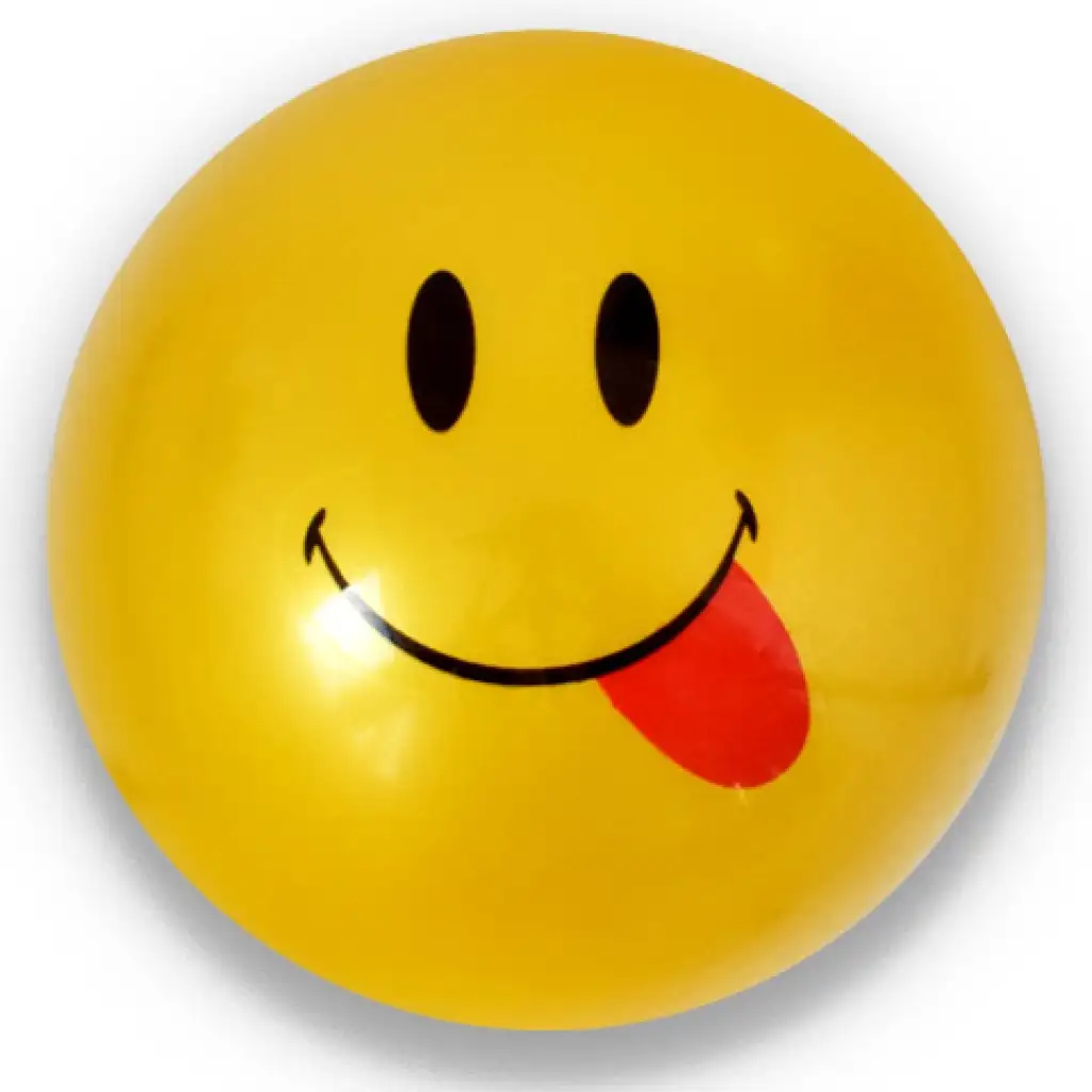 Emoji-Muster-Gummiball in verschiedenen Ausführungen, 23 cm Bild 6