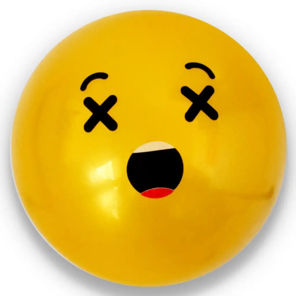 Emoji-Muster-Gummiball in verschiedenen Ausführungen, 23 cm Bild 1