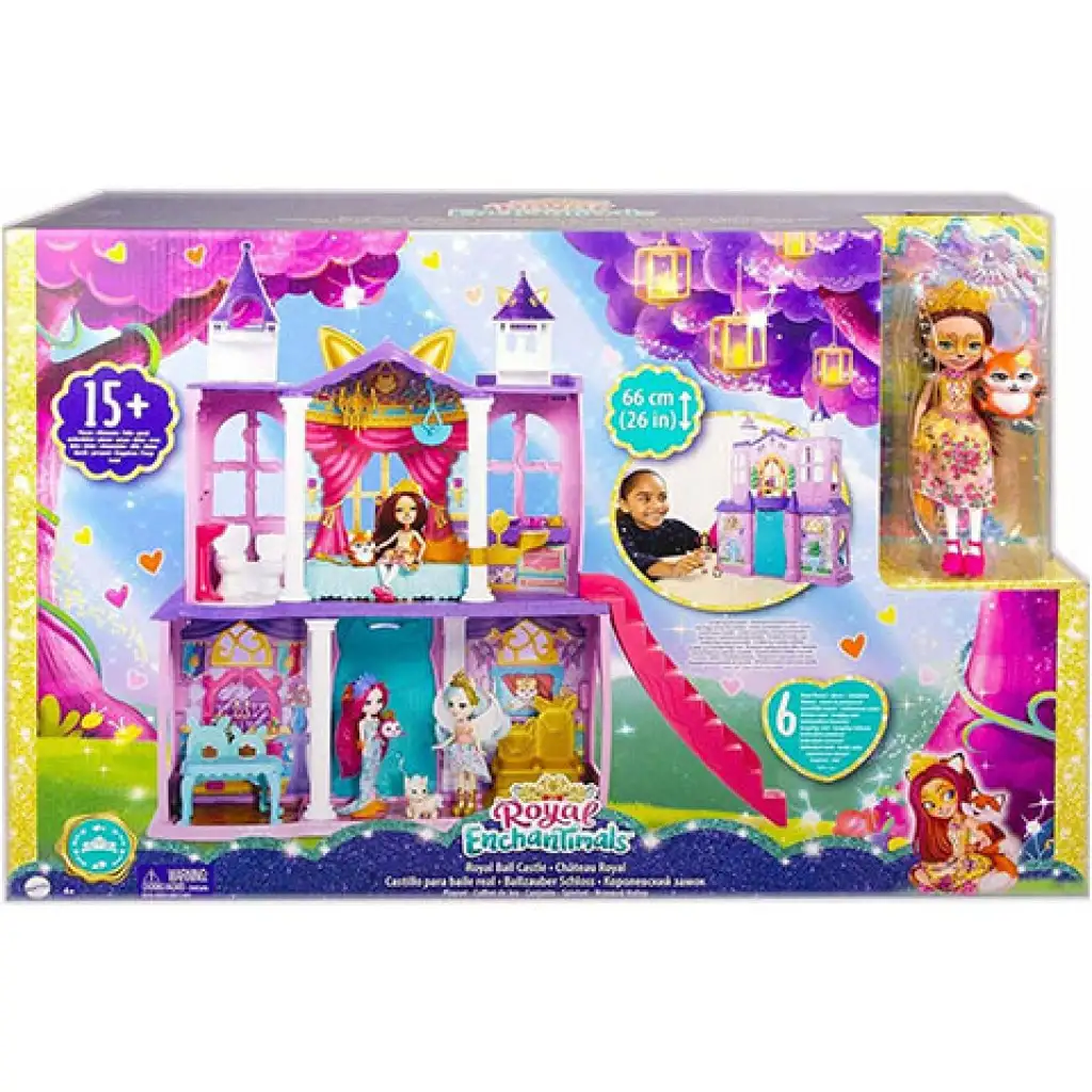 Enchantimals: Königliches Schloss mit Felicity Fox Puppe - Mattel Bild 1