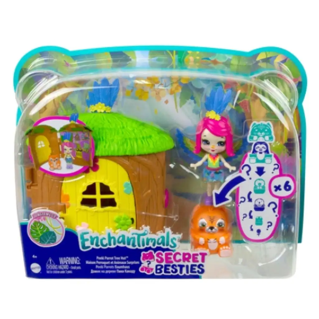 Enchantimals: Telis-Tele Kuckó Papageien Set - Mattel Bild 1