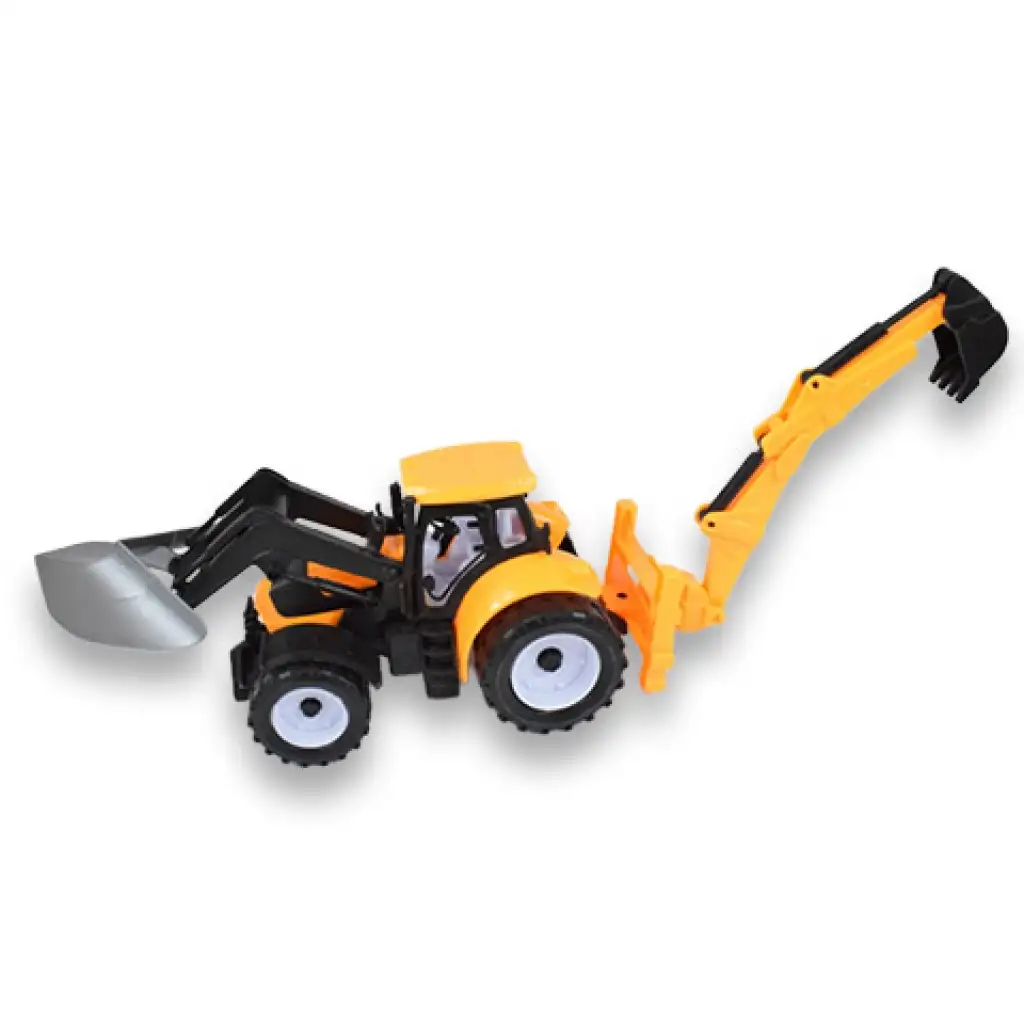 Engineering Truck: Baggerlader Traktor Arbeitsmaschine in zwei Varianten 39cm Bild 4