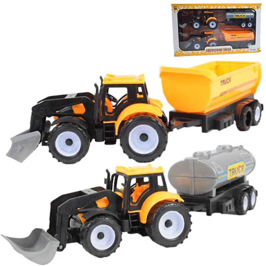 Engineering Truck: Tanker und Anhänger-Traktor-Set 28cm Bild 1