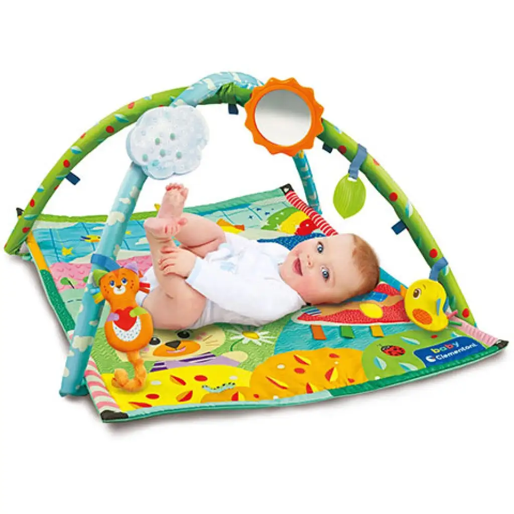Entdecke! Tier-Spielmatte mit Zubehör 61x82cm - Clementoni Baby Bild 4