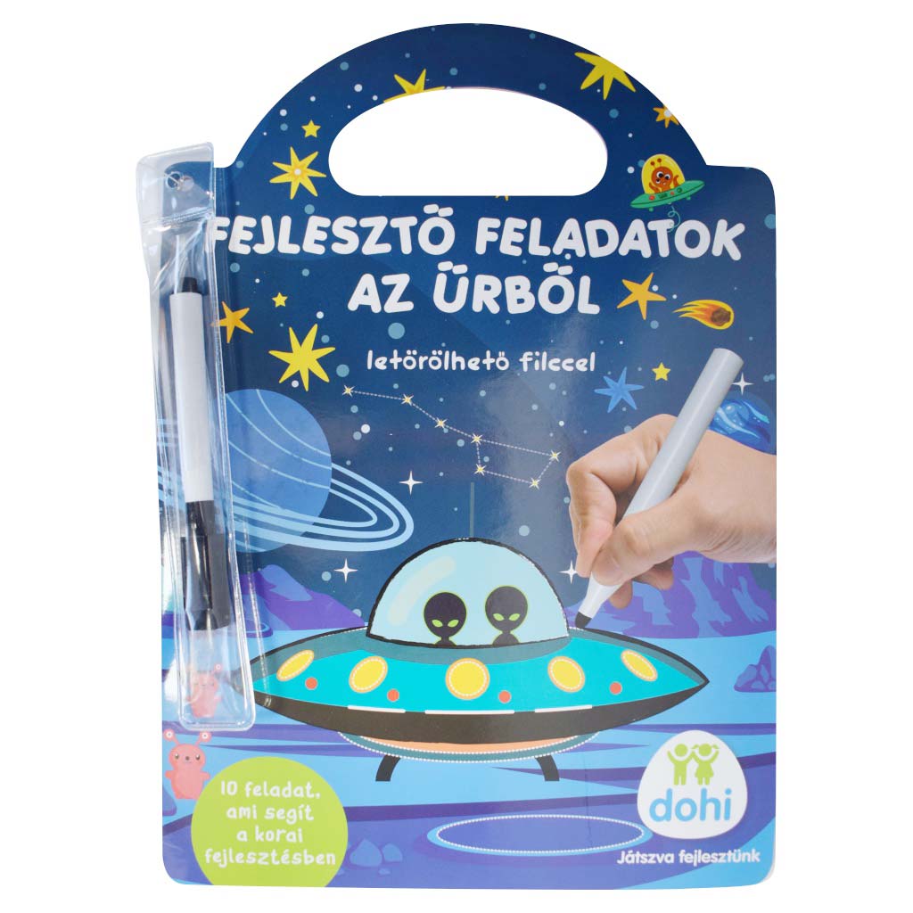 Entwicklungsaufgaben aus dem Weltraum mit abwischbarem Filzstift - D-Toys Bild 1