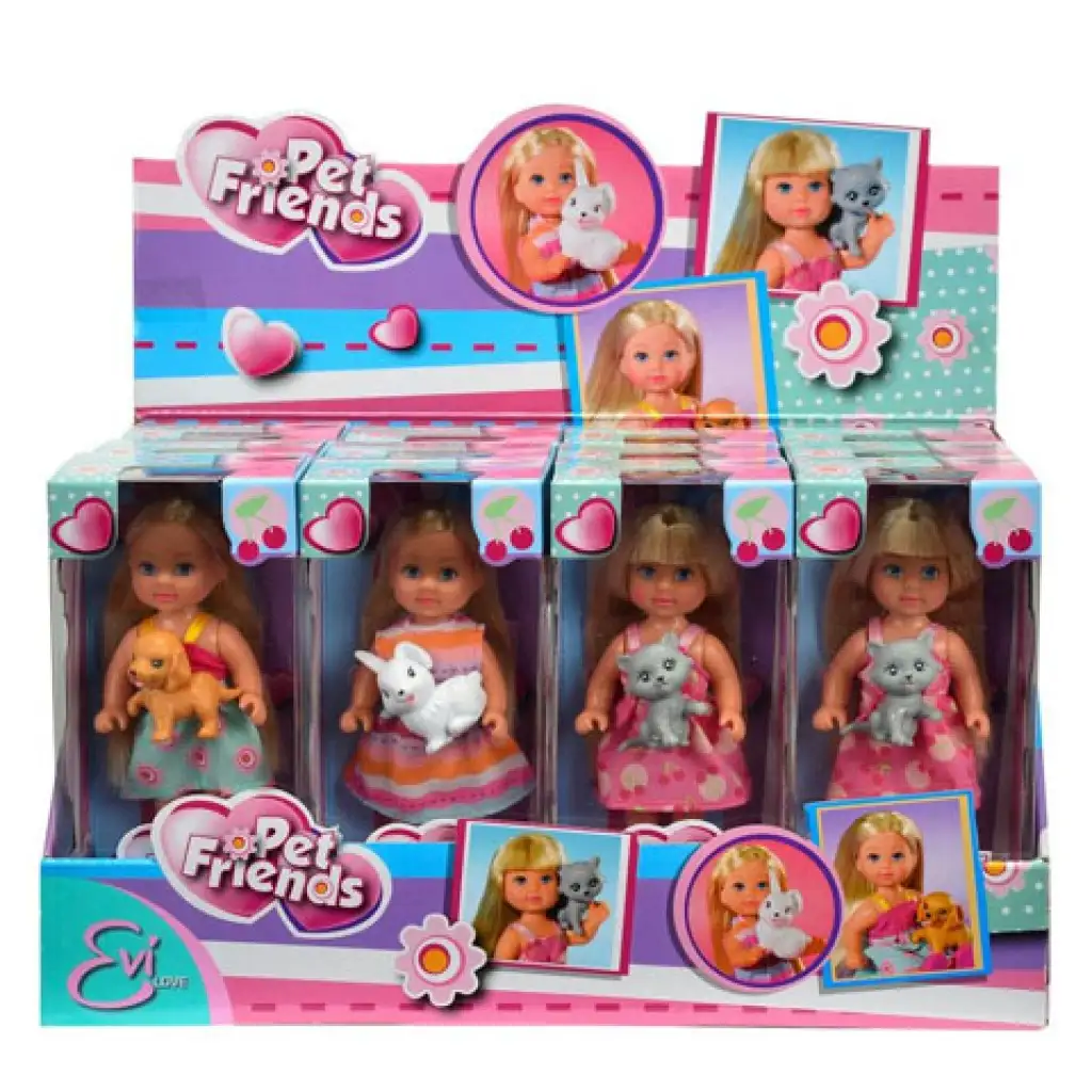 Évi Love mit tierischen Freunden 3 Arten - Simba Toys Bild 1