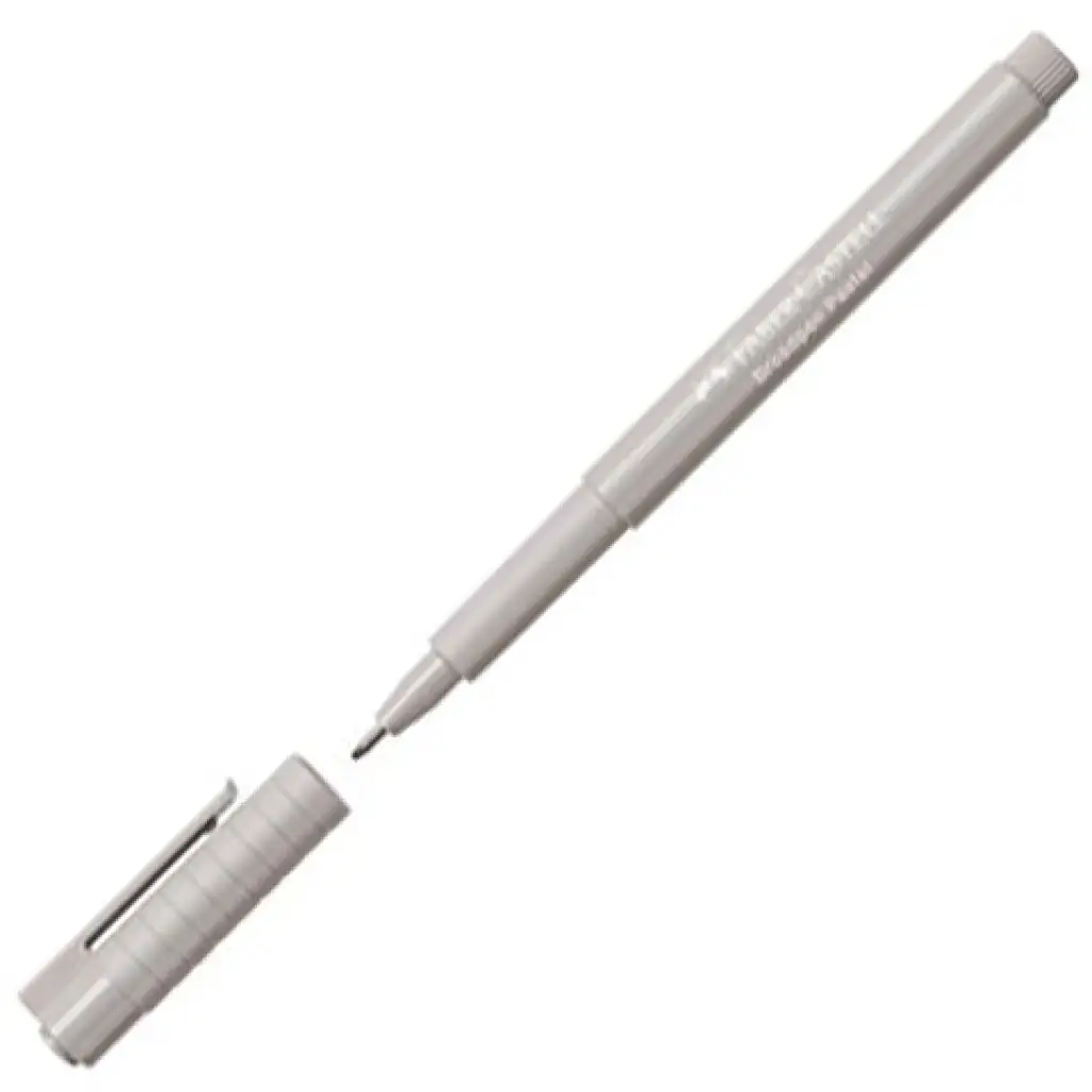 Faber-Castell: Broadpen 1554 Faserschreiber 0,8mm grau Bild 1