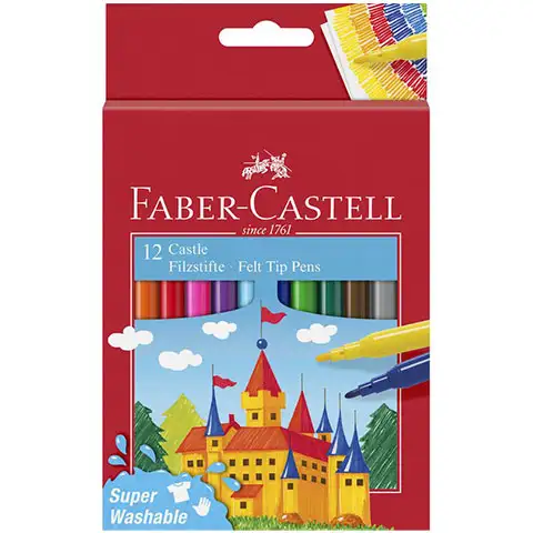 Faber-Castell: Schloss Filzstift Set 12er Bild 1
