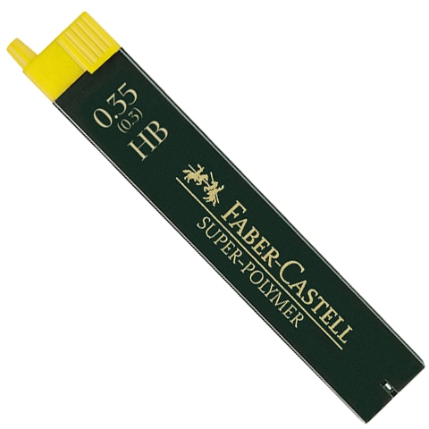 Faber-Castell: Eiseneinsatz SP 0,35mm 12 Stk HB Bild 1