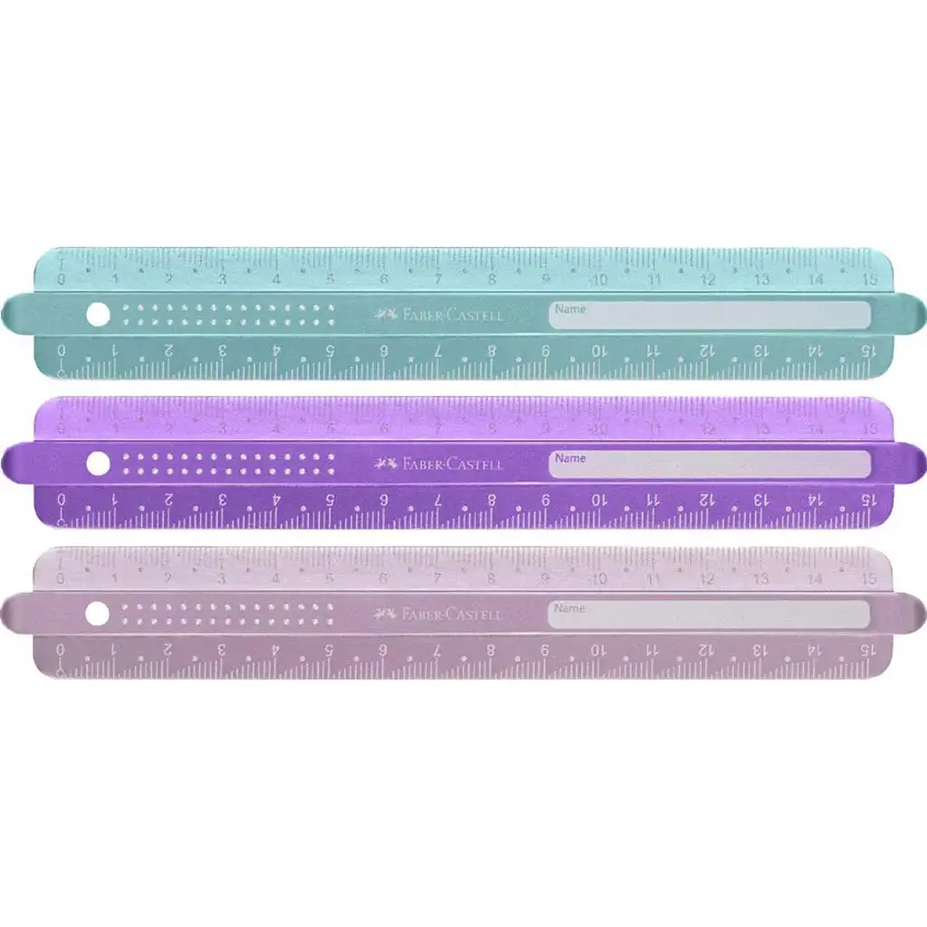 Faber-Castell: Sparkle flexibler Lineal 15cm in verschiedenen Farben Bild 1