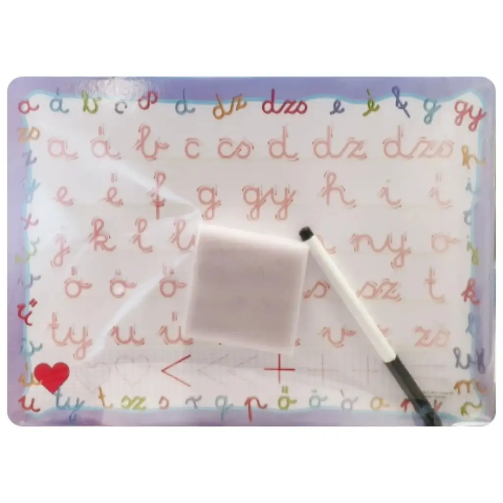 Fähigkeiten entwickelndes Zeichentablett mit abwischbarem Marker: Buchstaben - D-Toys Bild 2