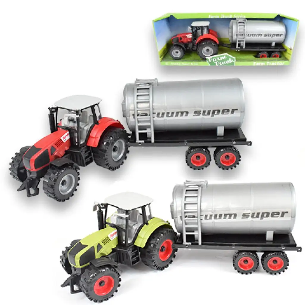 Farm Truck Series: Roter oder grüner Wassertank-Traktor 46cm Bild 8