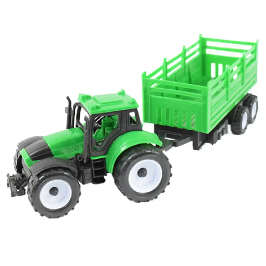 Farmer Truck: Bauernhof-Traktoren mit Anhänger 3er-Set 28cm Bild 2