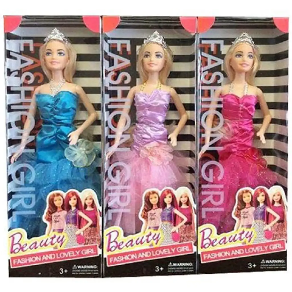 Fashion Girl Puppe im Abendkleid 30cm in drei verschiedenen Varianten Bild 1