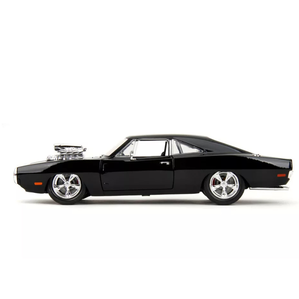 Fast & Furious: 1970 Dodge Charger mit Kompressor Metallauto Modell 1/24 - Jada Toys Bild 2