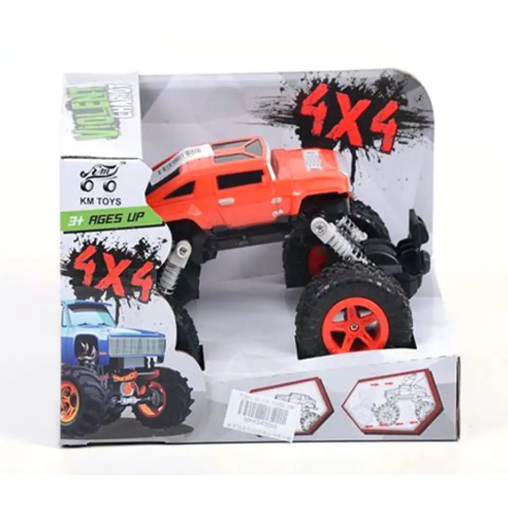 Federung Geländewagen 4x4 in Rot Bild 1