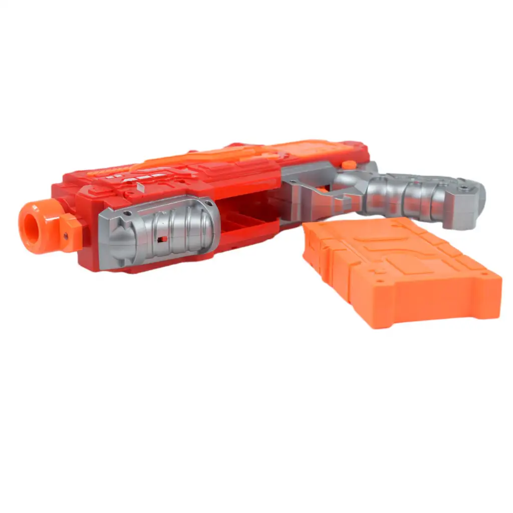 Fire Storm: Elektrischer Schaumstoffpistole mit Munition und Licht 33cm Bild 5