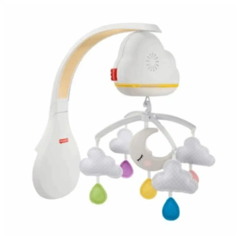 Fisher-Price: Beruhigende Wolken 2-in-1 Kinderbett-Mobile mit Licht und Ton - Mattel Bild 2