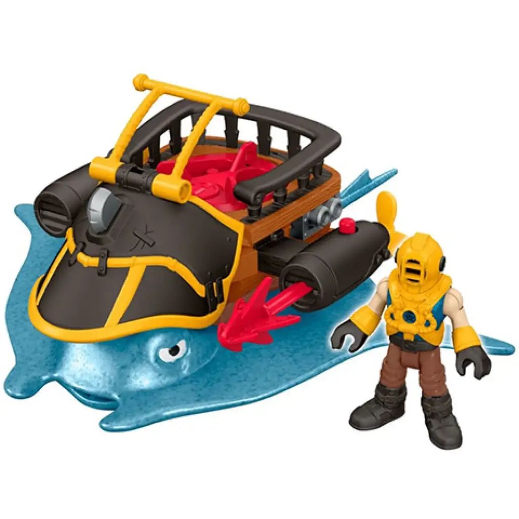 Fisher-Price: Imaginext Kapitän Nemo und Rochen Piratenspielset - Mattel Bild 2