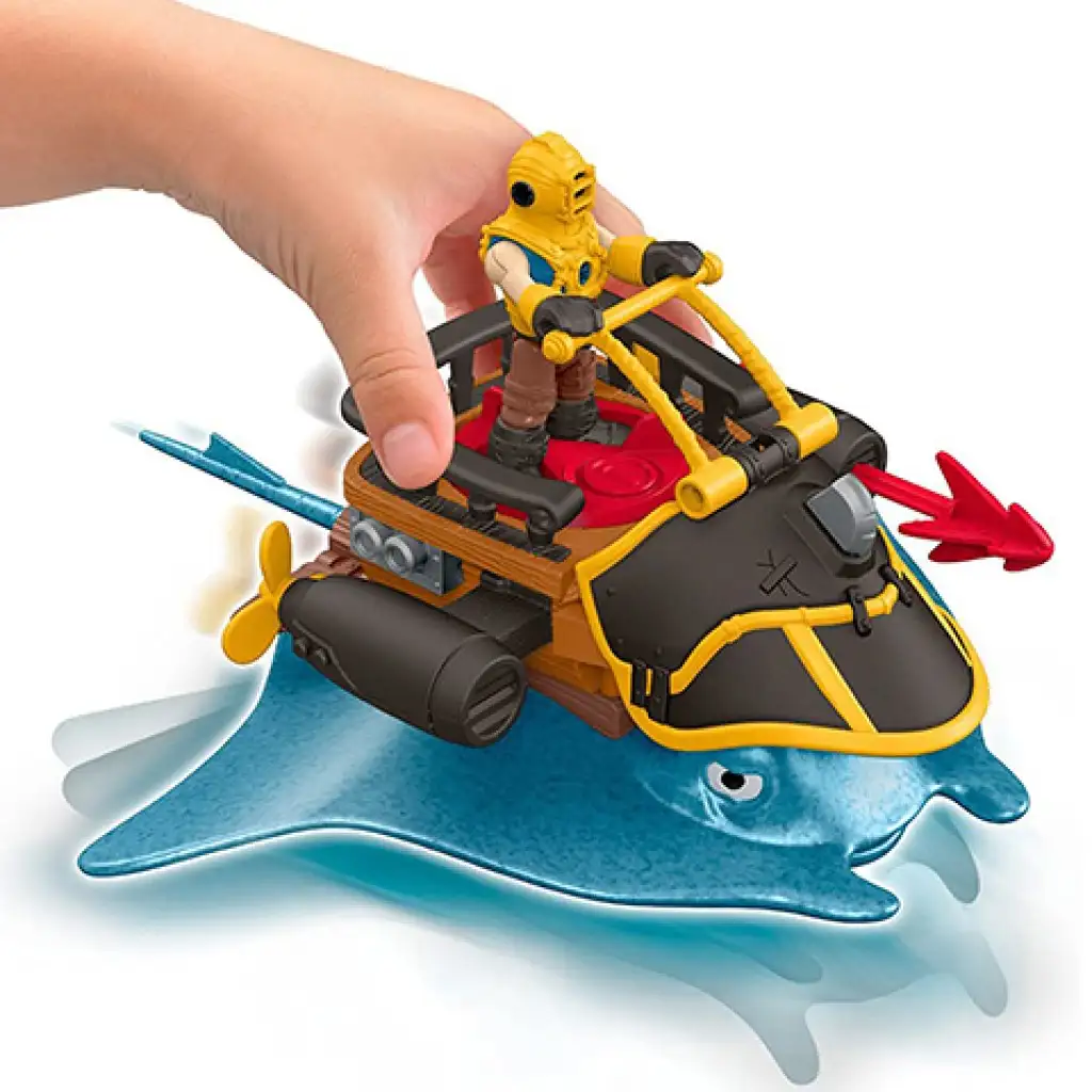 Fisher-Price: Imaginext Kapitän Nemo und Rochen Piratenspielset - Mattel Bild 3