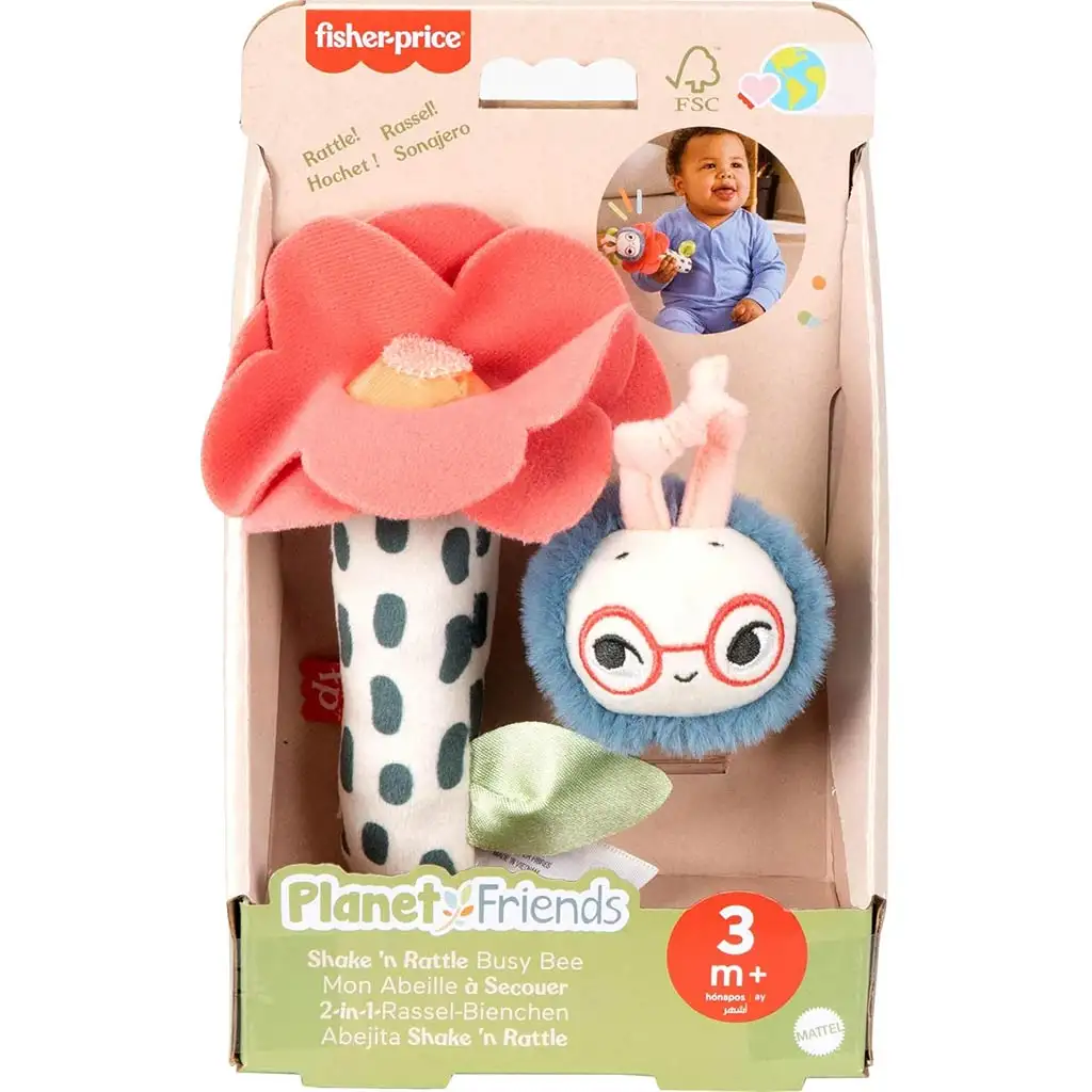 Fisher-Price: Planet Friends Zömi Rassel Biene - Mattel Bild 1