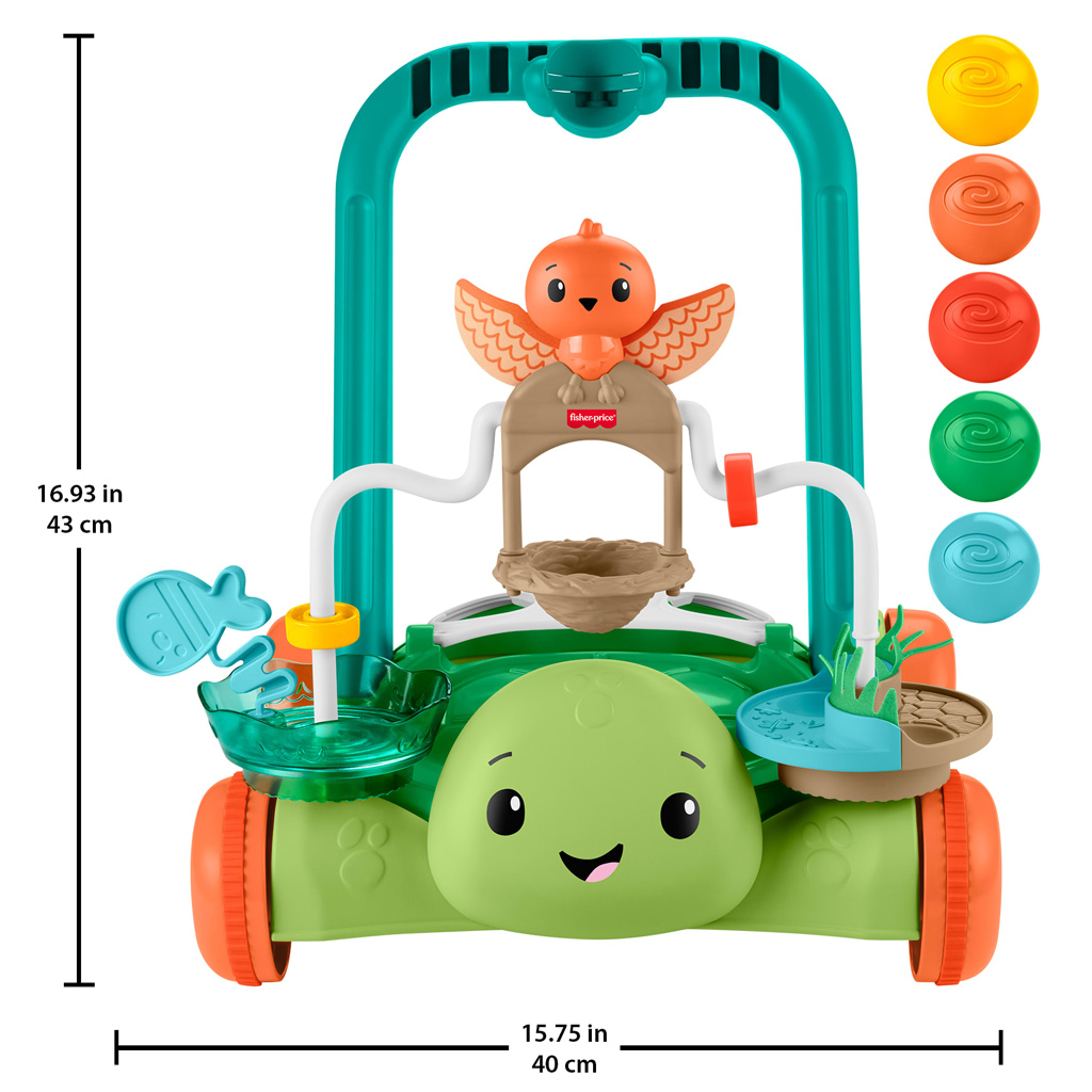 Fisher-Price: Schildkrötenfreund Laufhilfe - Mattel Bild 6