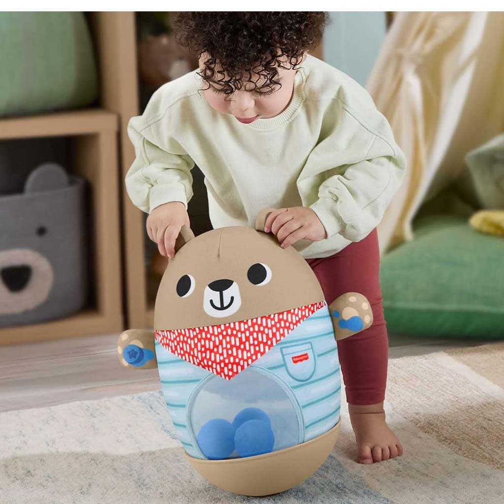 Fisher-Price: Stehauf-Bär für Babys – Mattel Bild 2