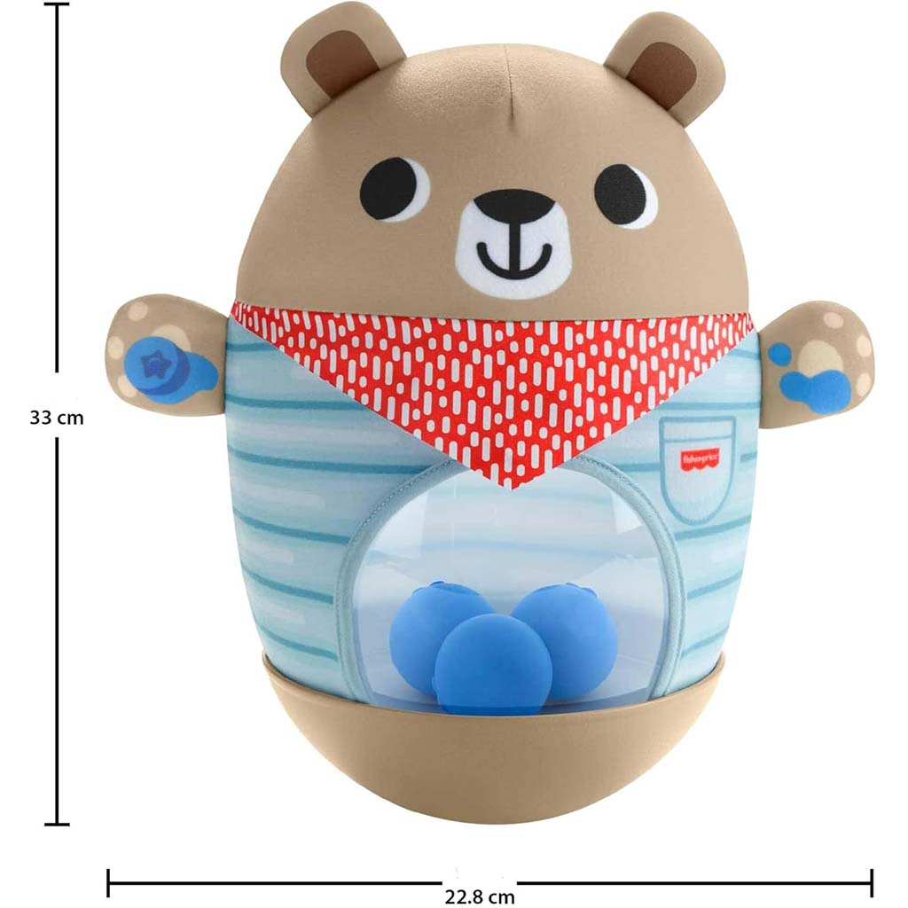 Fisher-Price: Stehauf-Bär für Babys – Mattel Bild 4