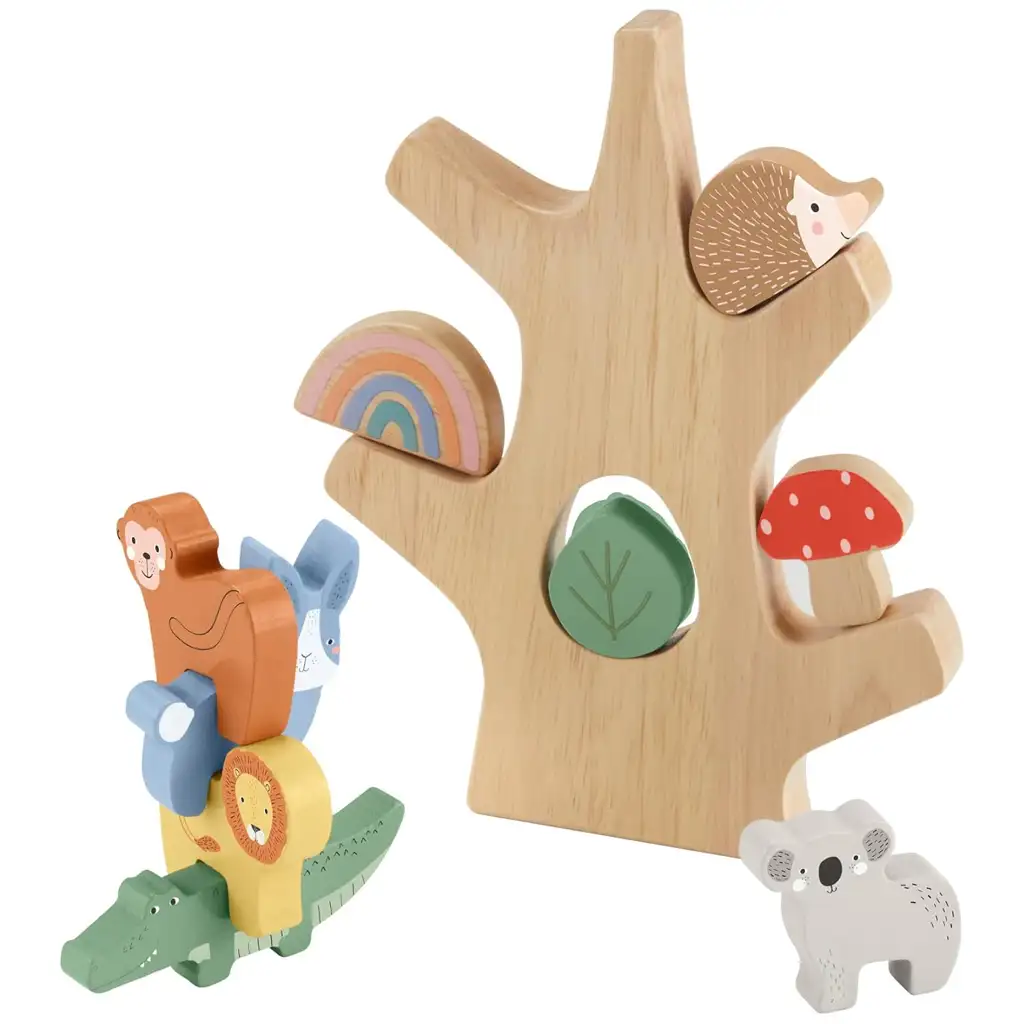 Fisher-Price: Wood Balancierender Wald - Mattel Bild 2