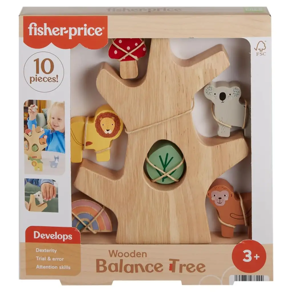 Fisher-Price: Wood Balancierender Wald - Mattel Bild 1