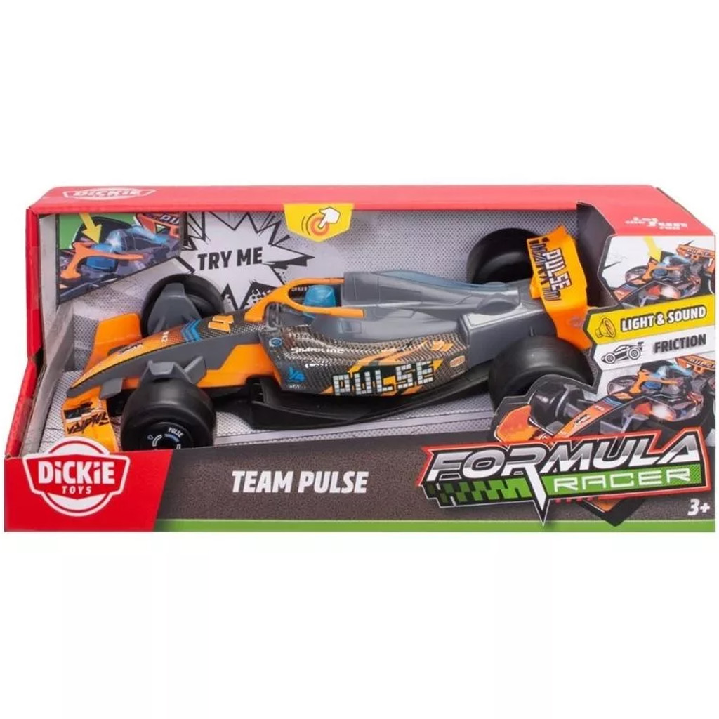 Formel Racer Team PULSE Rennwagen mit Licht und Sound - Dickie Toys Bild 1
