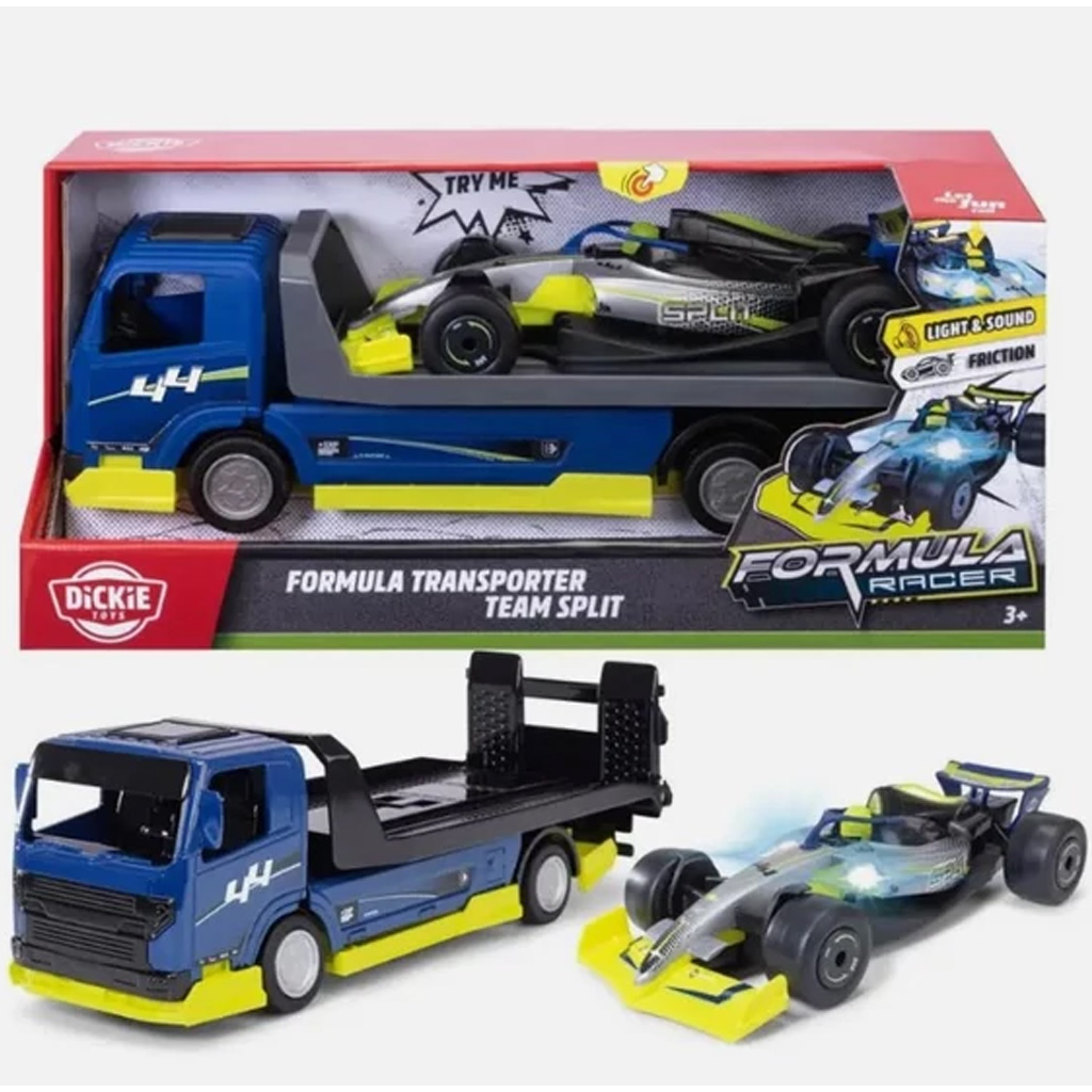 Formel Transporter - Team Split mit Kleinwagen - Simba Toys Bild 2